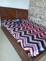 Queen size bed with mattress