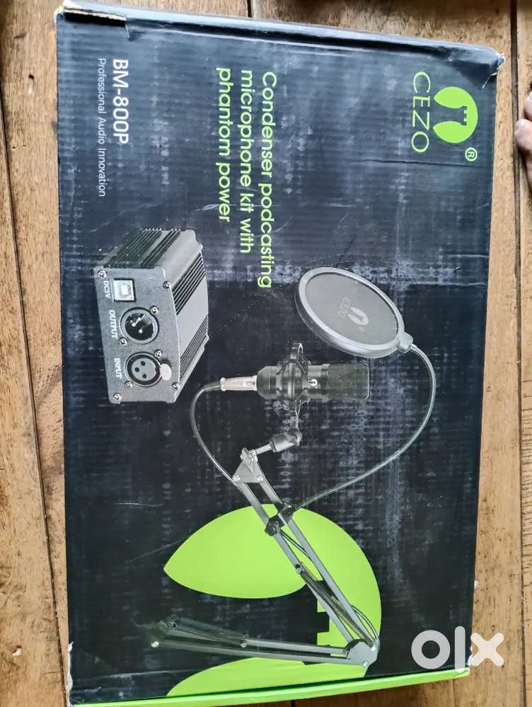 Cezo Professional Studio Recording Singing Condenser Mic Full Set Kit