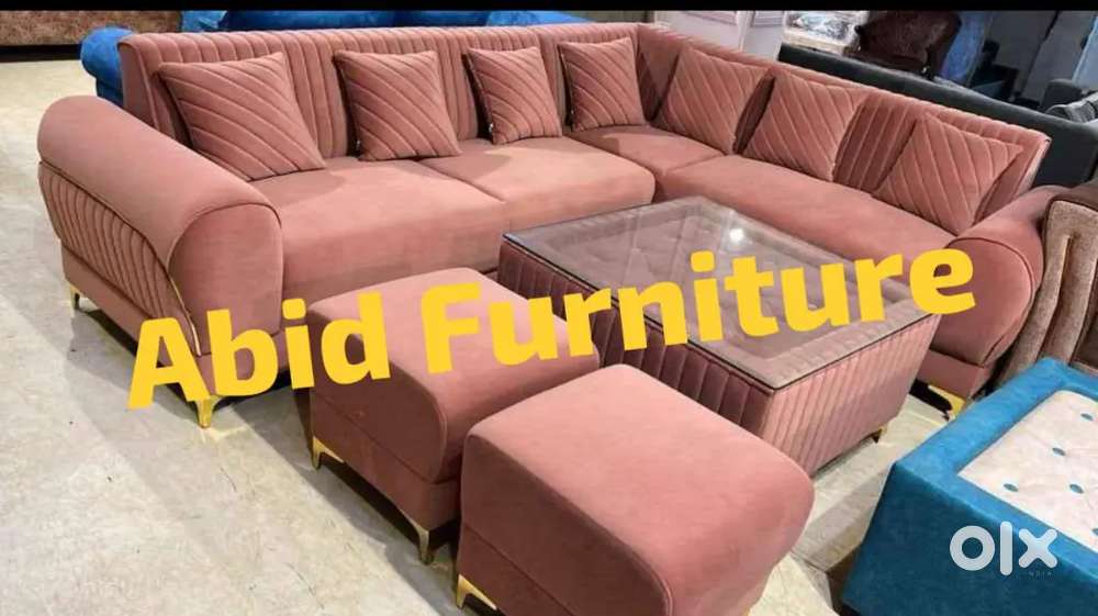 Unique design l shape corner sofa set 3 years warranty AA 127