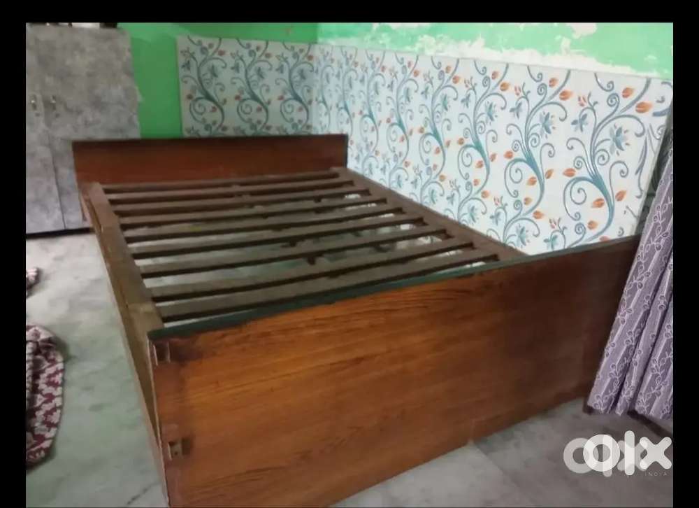 Wooden bed( ix ii 3 ix iii 7 viii ii 9 7)