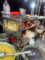 Bhel Panipuri Stainless Steel Counter