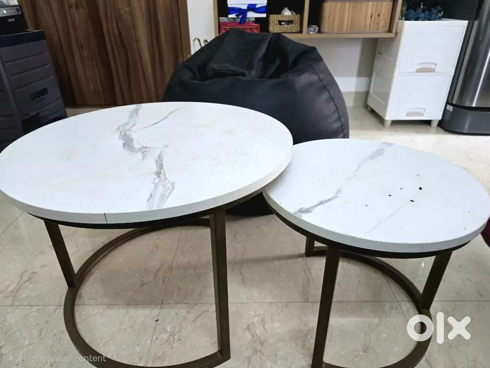 Bean bag & Nesting centre table