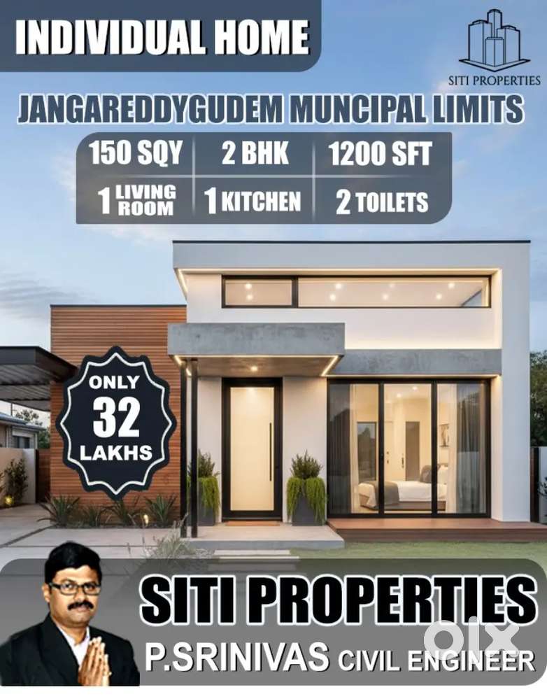 Ready to move 2 BHK House For Sale at 32 Lakhs