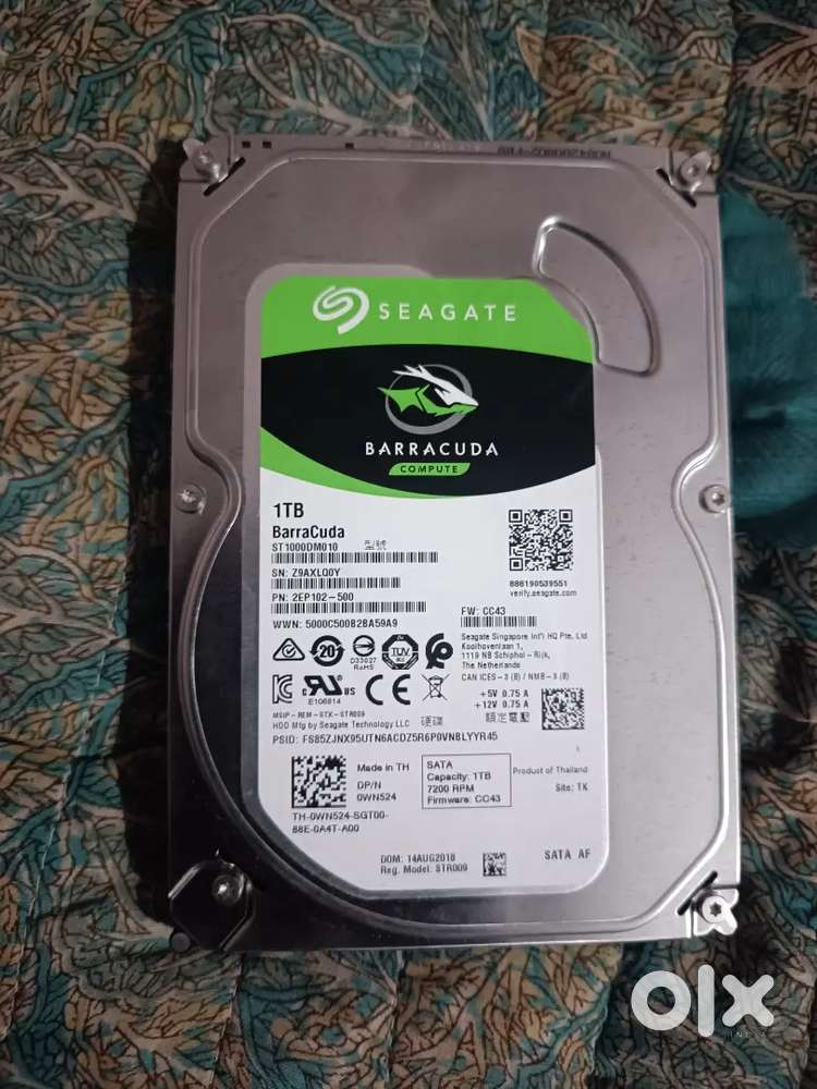 1TB HDD used for storage purpose