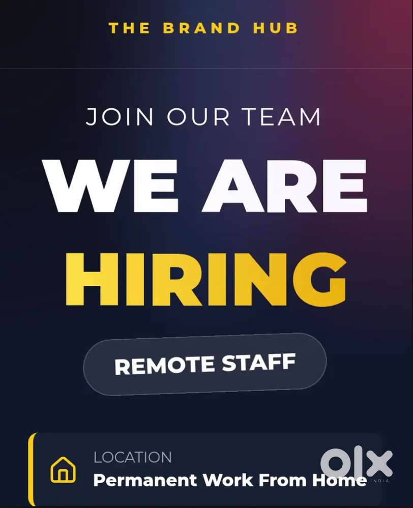 Ungent Hiring for WFH