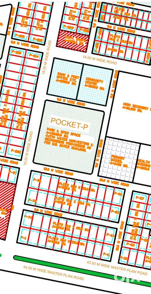 Plot available for sale in P Pocket Ganga Nagar, Mawana Road