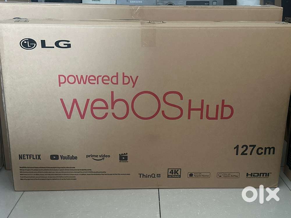 55inch webOS smart 5g connected seal pack 1 year onsite warranty sale.