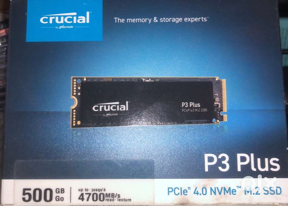 500gb nvme genration 4 ( new sealed) crucial