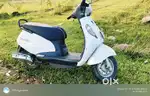White scooty with all new