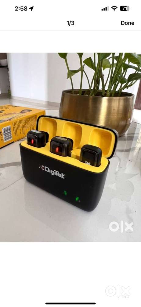 Digitek Vlogging mic 2 in 1 brand new