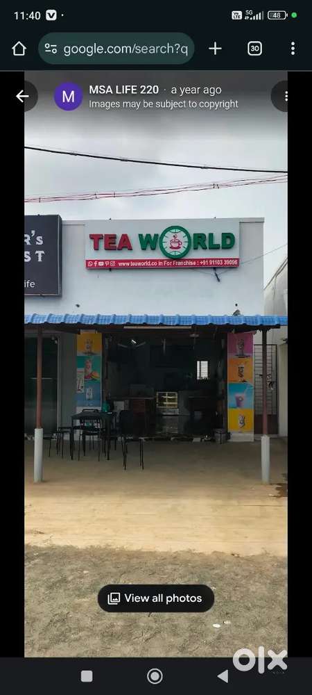 Selling tea world franchise