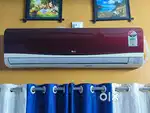 LG 2 ton Ac just like showroom condition , colour magenta purple chill