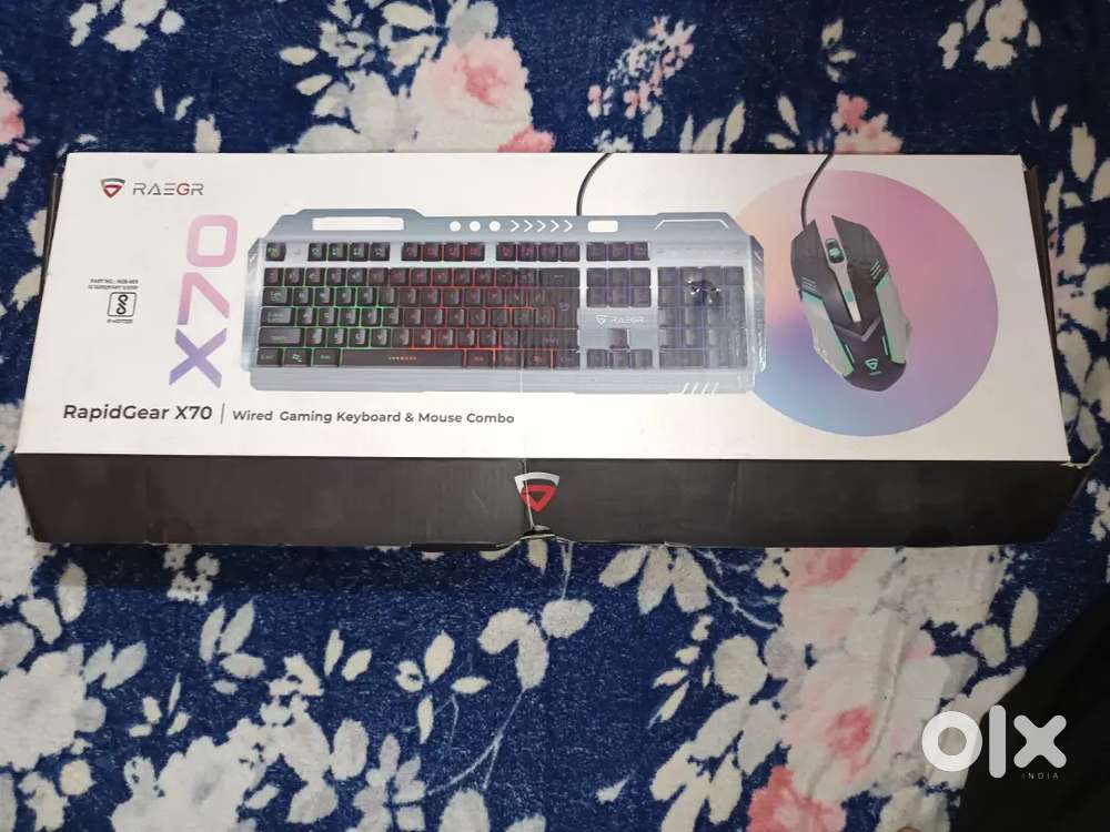 RAEGR RapidGear X70 USB Gaming Keyboard and Mouse Combo