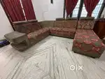 Premium L shaped corner sofa 7 seater with dhiwan