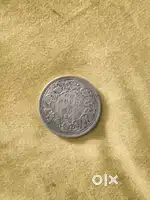queen victoria 1862 silver Indian coin