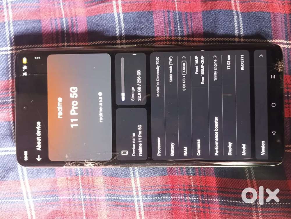 Realme 11 pro 5g  256gb very good condition exchange r sales