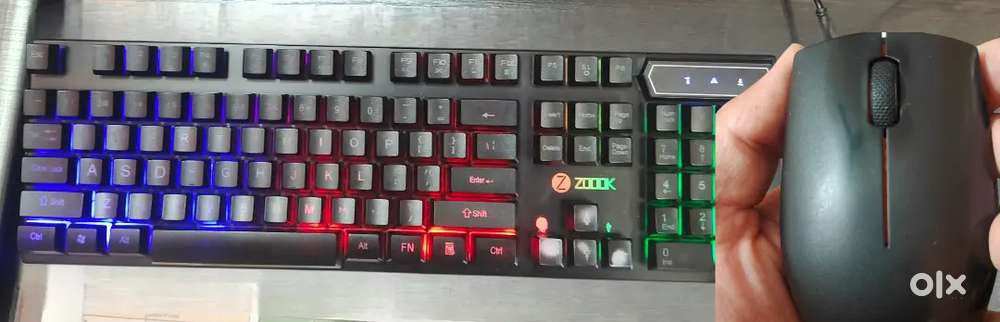 Lenovo Wireless Mouse, HP Wired Mouse Zoook Keyboard Desktop Essential