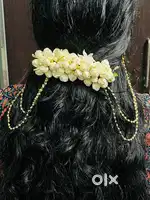 Jasmine hair accessories with ear chain included