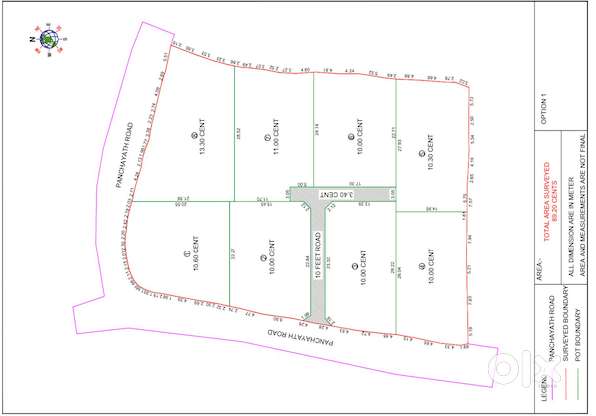 PLOTS FOR SALE  MANISSERY, OTTAPALAM (Near Allied Management College)