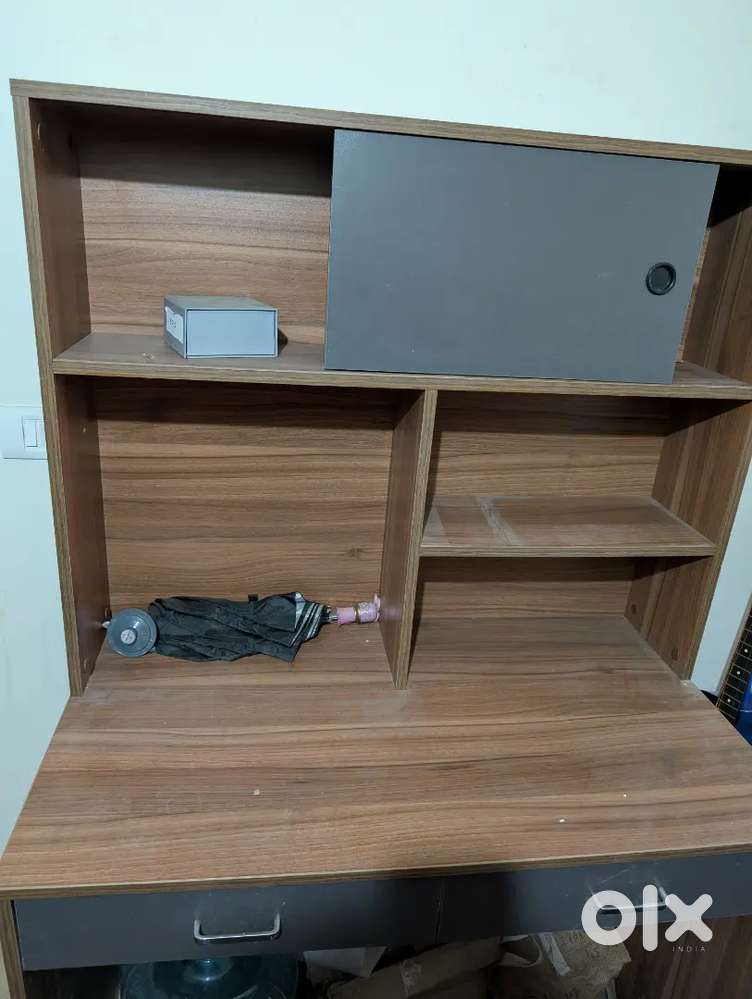 Home centre office desk cum bookshelf