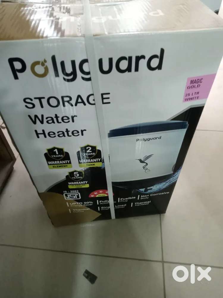 Polygurd geyser 25 litre metal tank with 2year warranty