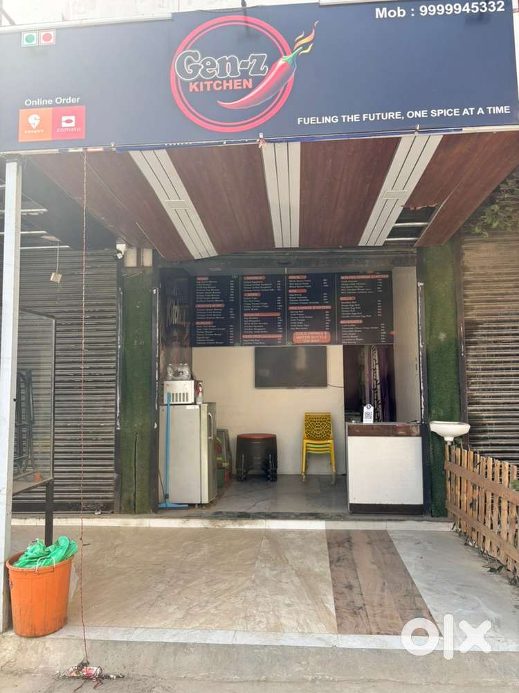 Shop For Rent With cafe Setup @15k rent