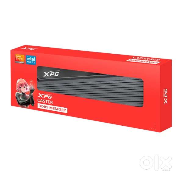 xpg caster 16gb 6000mhz ddr5 desktop ram (black) ax5u6000c4016g-ccagy