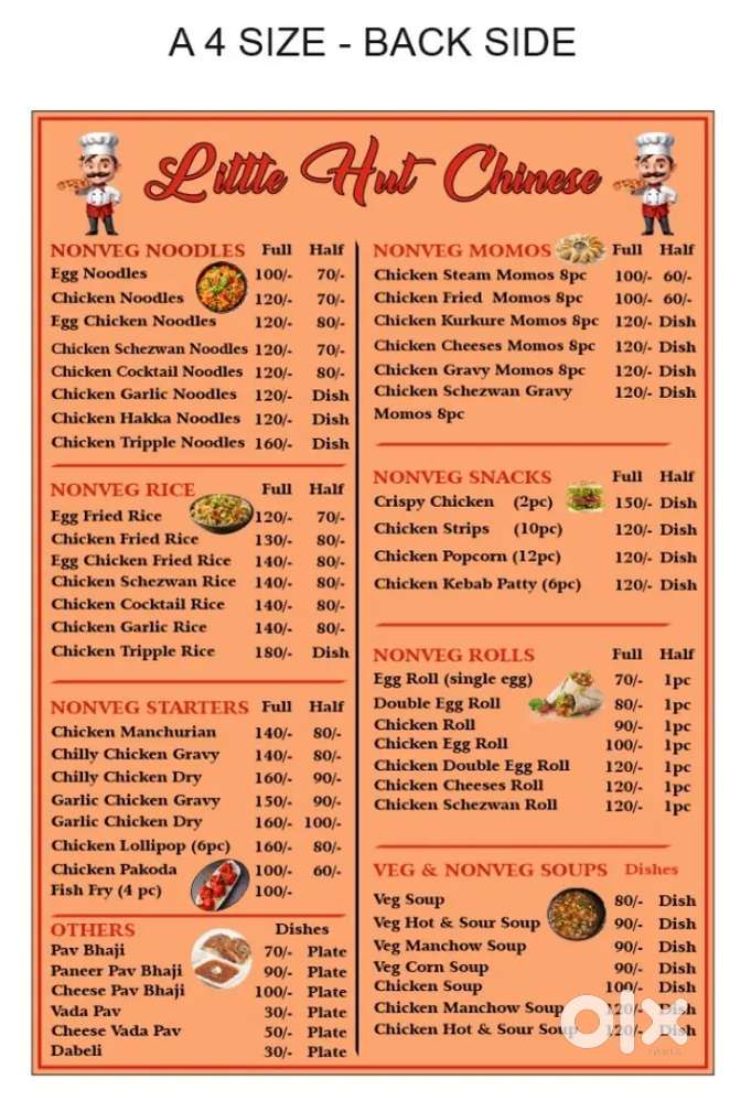 Helper chahiye Chinese stall pe rameshwari road trisharan chowk ke pas