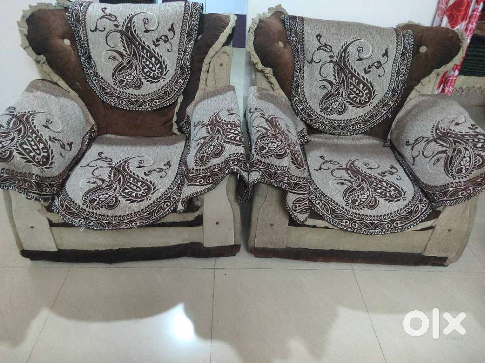 Double Sitting Sofa set - with complimentary sofa cover  ( luxury look