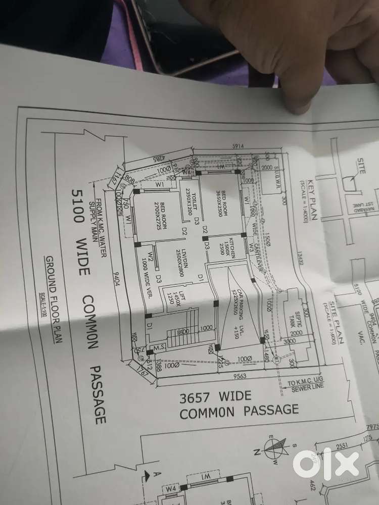 2 bhk flat for sale nayabad minibus stand prime location .cc complete.