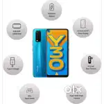 Vivo Y30 Best Condition Second hand Mobile Bil with Box Charger