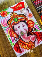 Ganesh unique  painting
