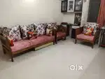 Teak Wood King Size Sofa for sale