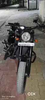 Jawa bike  seeling with vip number plate