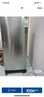 Single door Haeir fridge for sale