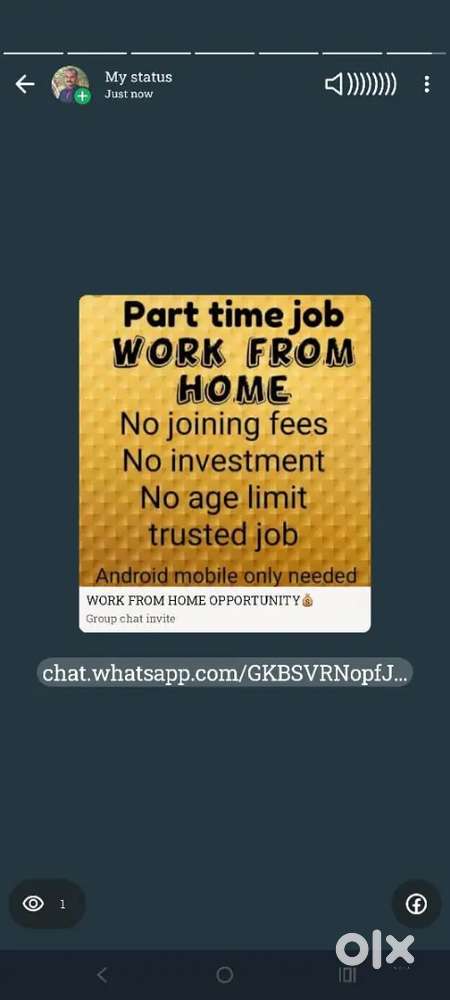 Work from home opportunity