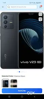 Vivo v23 5g 8+8/128
