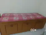 Wooden furniture single bed with mattress 2×6
