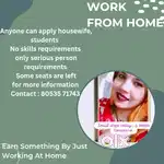 Work from home  earn money for 18+