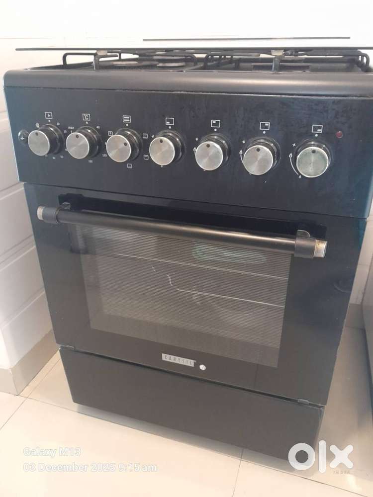 Carysil Cooking Range with 4 Burners+ OVEN