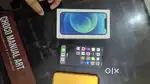 I phone 12 with 128gb, 2 premium cover with charger cable