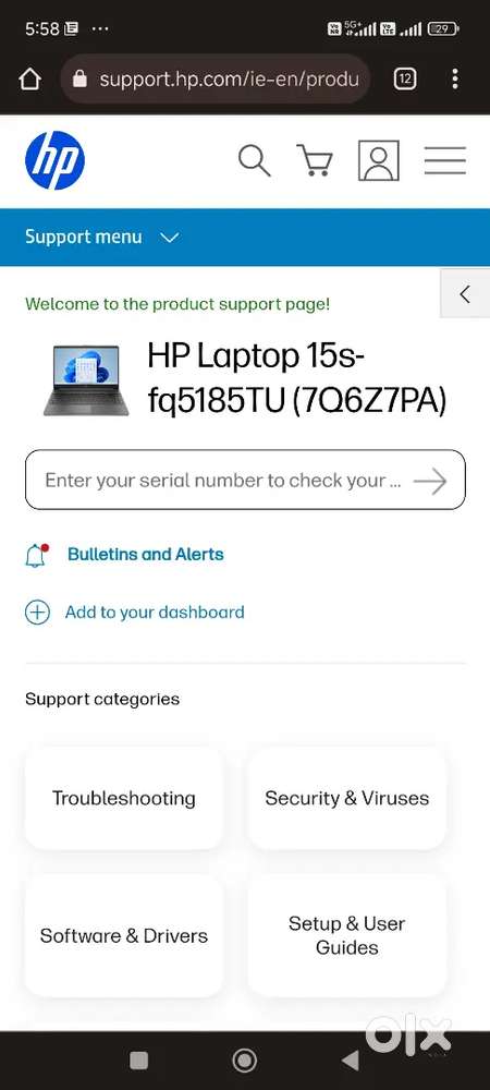 HP Laptop 15s-fq5185TU (7Q6Z7PA)