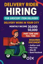 Urgent Delivery Boy Jobs  Start Earning