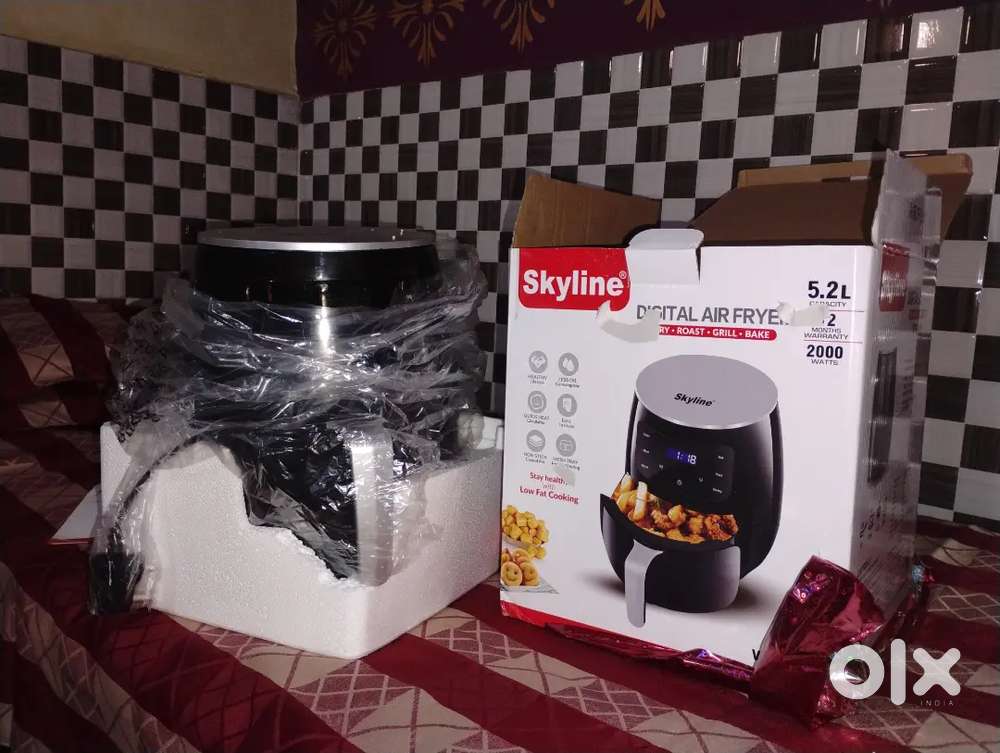 Skyline digital air fryer(diwali unused gift)