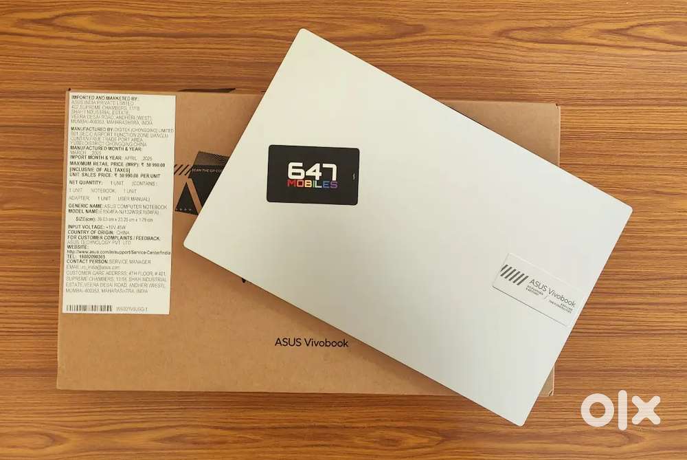 New Asus VivoBook Go 15 (8GB RAM 512GB SSD)