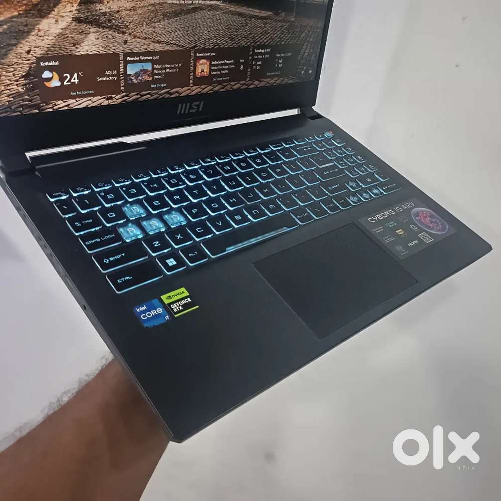 MSI Gaming CYBORG15 Intel Corei7 12th Gen 6GB RTX4050 Graphics 16GBRam