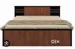 Simple sale buying new double bed with box -6499/-EMI bhi