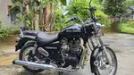 A motorcycle in a total good condition,