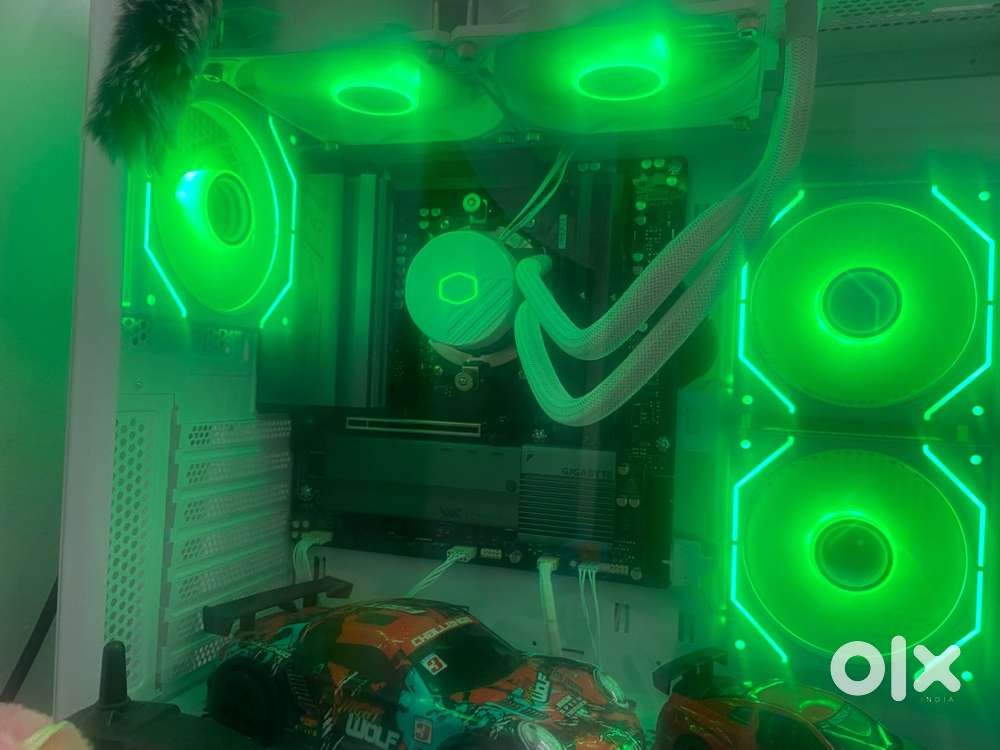 Mother bord , liquid cooler, ram , powe suply