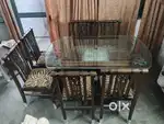 Dinnig table wooden 6 chair Tahli and table saagwan